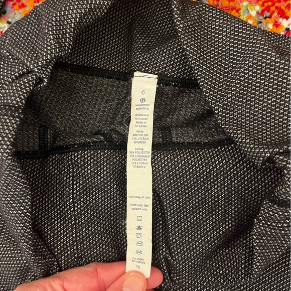 Lululemon tie waist loose ankle leggings size 6 - Picture 2 of 7